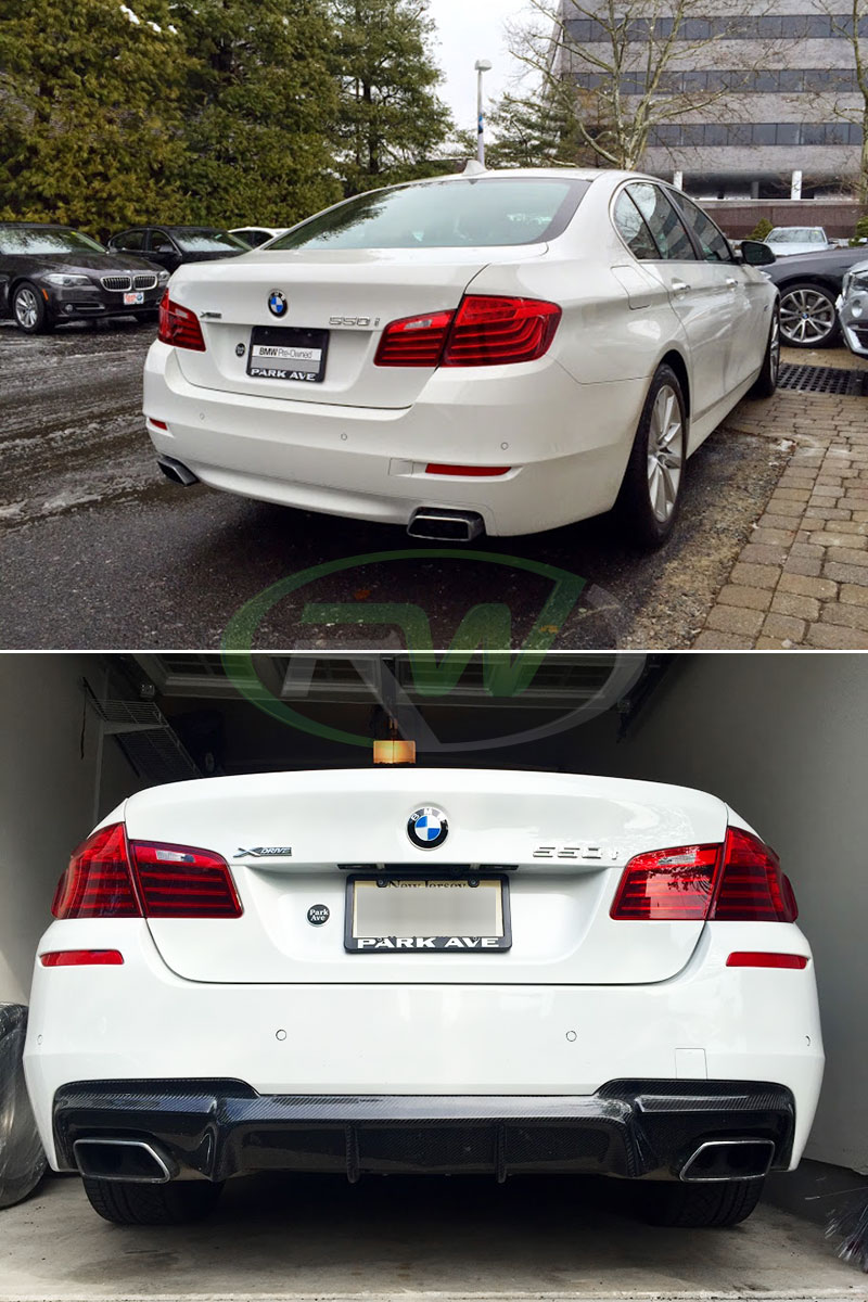 RW-Carbon-Fiber-DTM-Diffuser-BMW-f10-550i-white-1-before-after