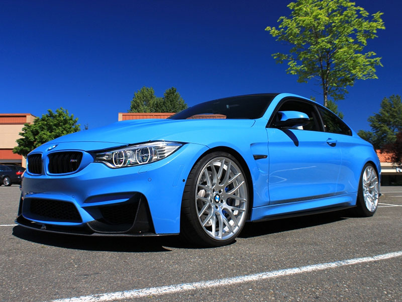 RW-Carbon-Fiber-Perf-Style-Front-Lip-Yas-Blue-BMW-M4-2