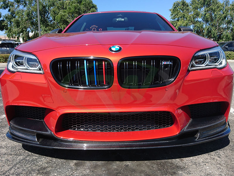 RW-Carbon-Fiber-3D-Style-Front-Lip-Red-BMW-F10-M5-1