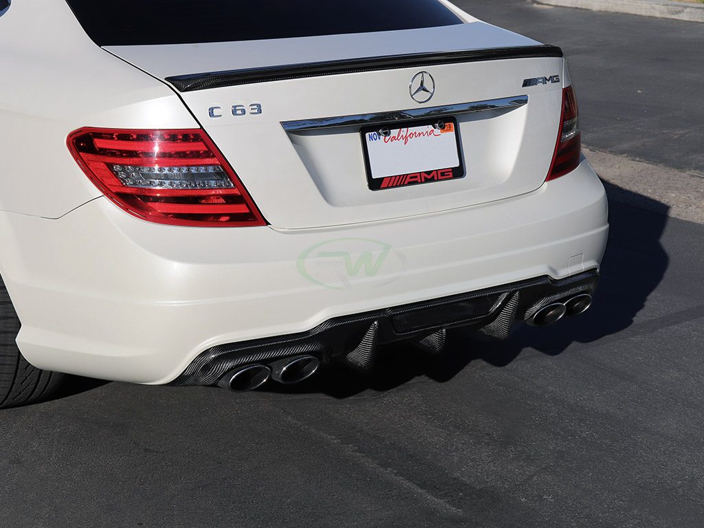 Mercedes W C Coupe Gets A Dtm Diffuser Rw Carbon S Blog