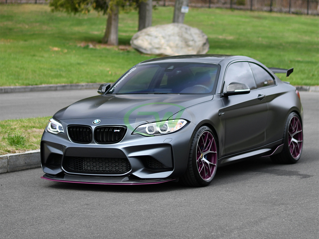 Gts Style Front Lip Gets Installed On A Bmw F M Rw Carbon S Blog