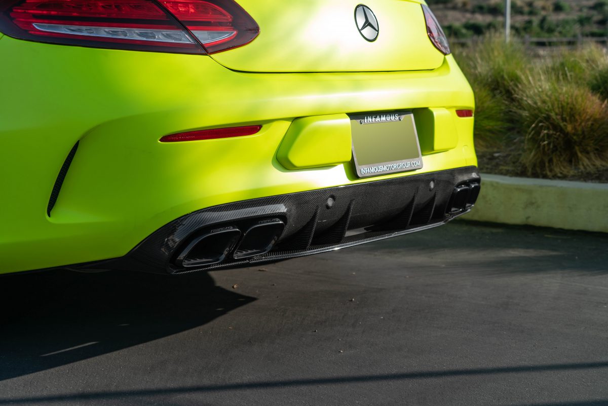 rw carbon fiber w205 c43 diffuser package